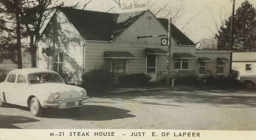 M-21 Steak House (Hitch N Post Bar & Grill) - Postcard (newer photo)